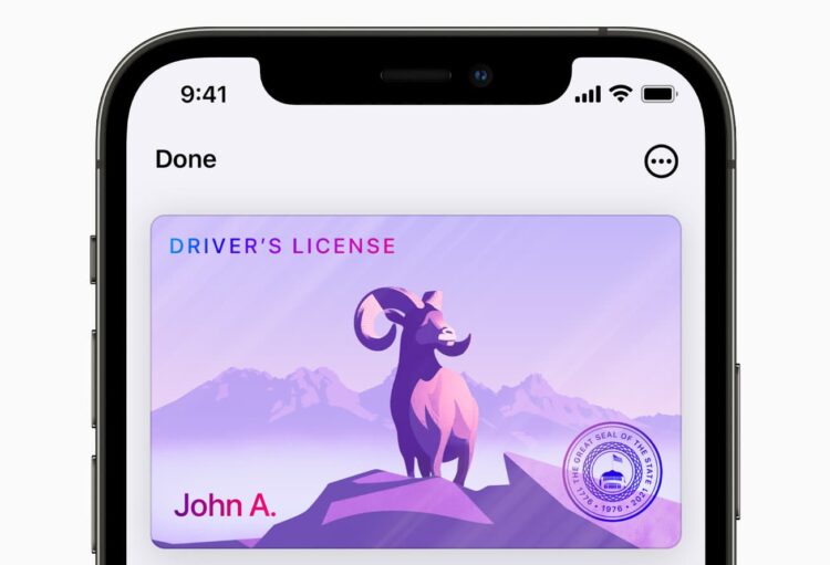 iOS 15 wallet driving license