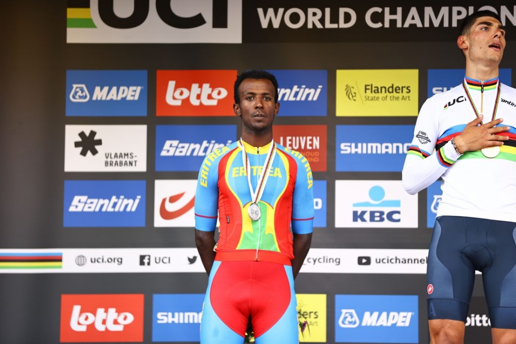 Remember his name: A rider from Eritrea makes history...