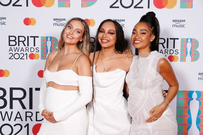 The three remaining members of Little Mix: Perrie, Jade and Leigh-Anne