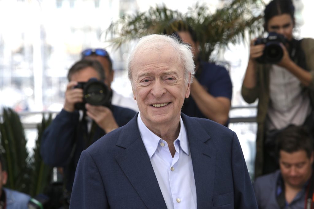 British acting legend Michael Caine (88) bids farewell to...