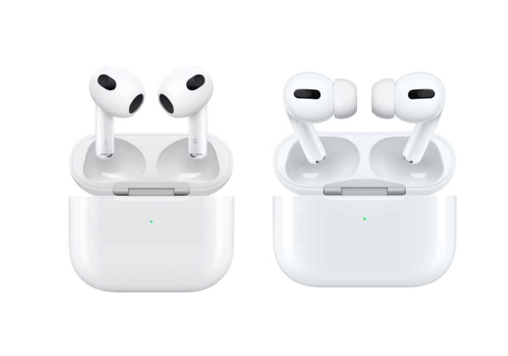 AirPods 3 vs AirPods Pro.