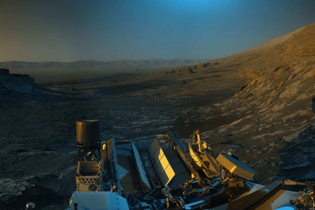 Mars robot sends an amazingly beautiful shot to Earth