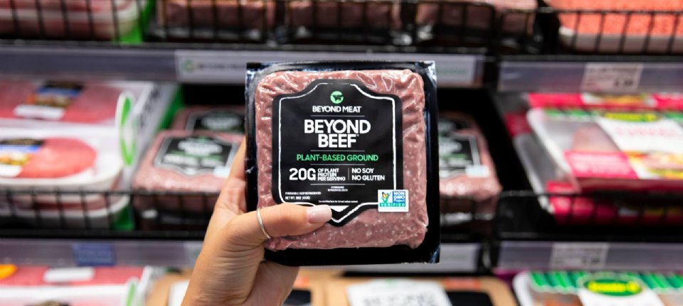 Global growth beyond meat is offset by a decline in the United States