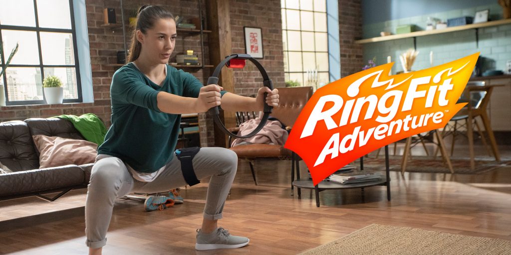 Nintendo Switch on Ring Fit games too