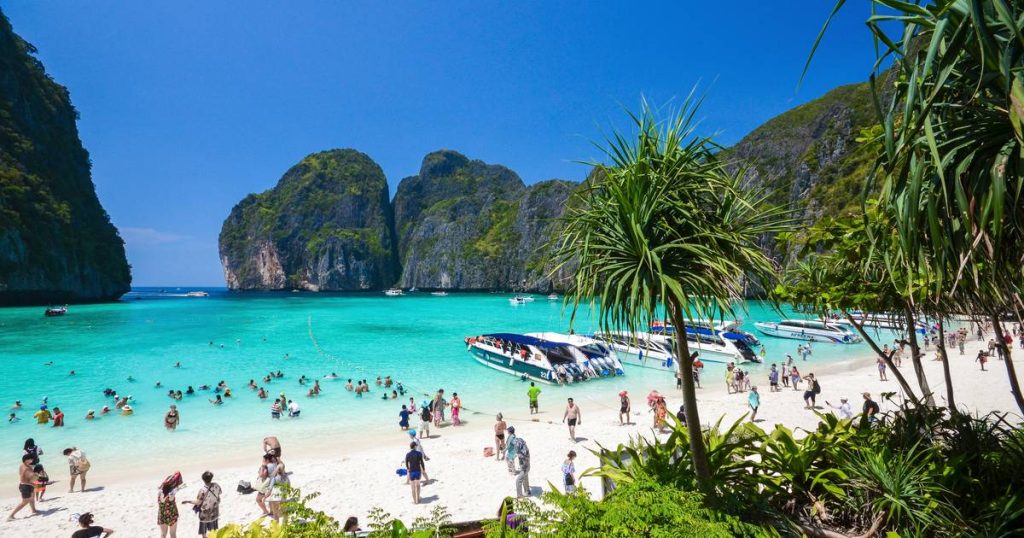 The famous Thai beach, known from the movie "The Beach", opens its doors to tourists |  Abroad
