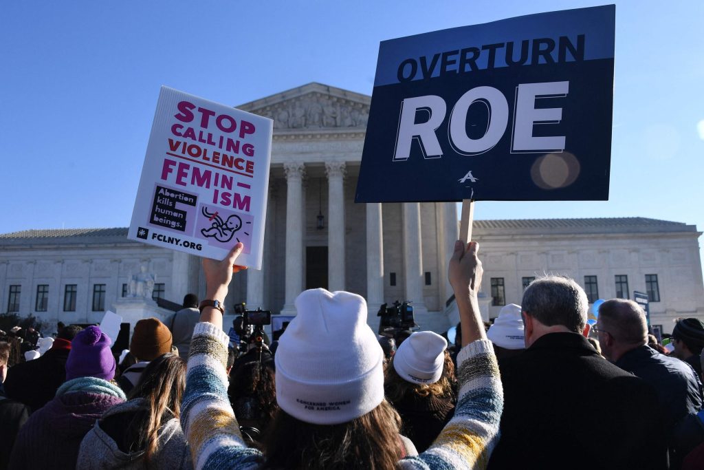 The main session of the US Supreme Court on abortion law
