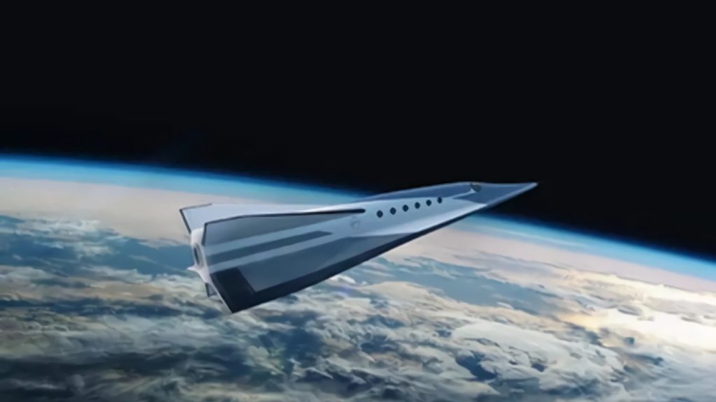 A space plane will transport tourists at a speed of 4000 km / h