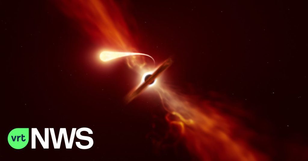 Interns discover that a black hole swallowed a star decades ago