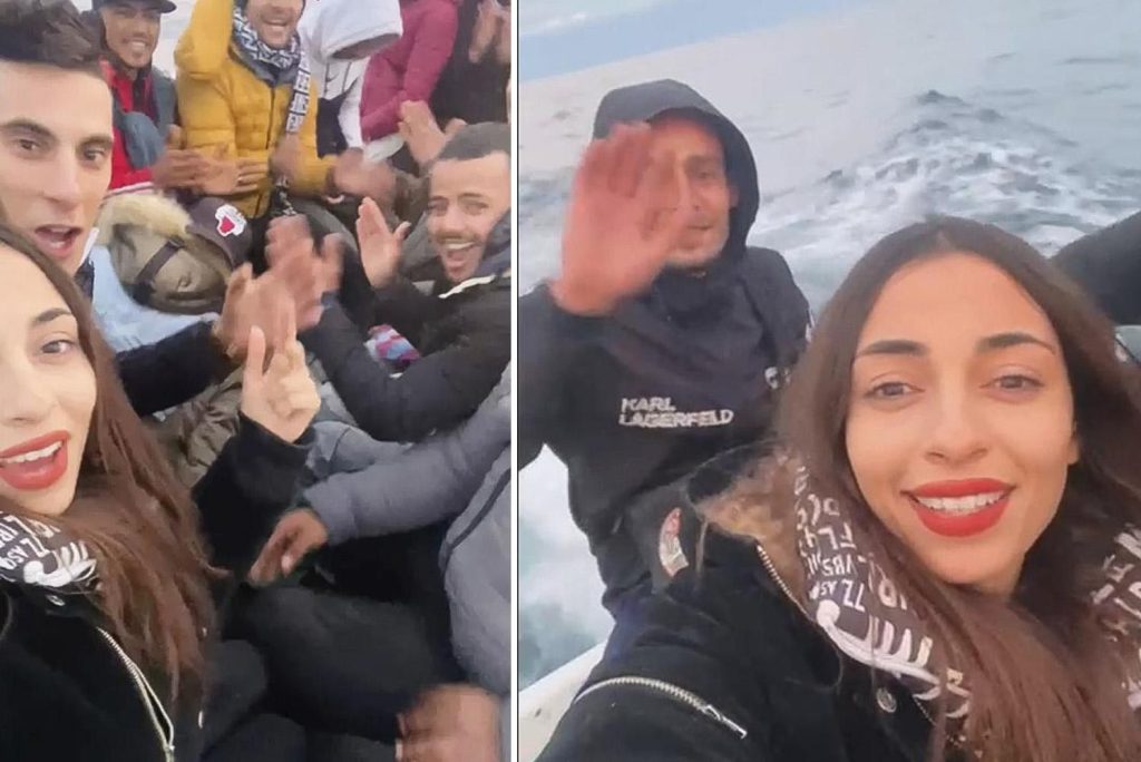 Influencer under fire for video on crowded migrant boat: 'As if it was a beautiful ride'