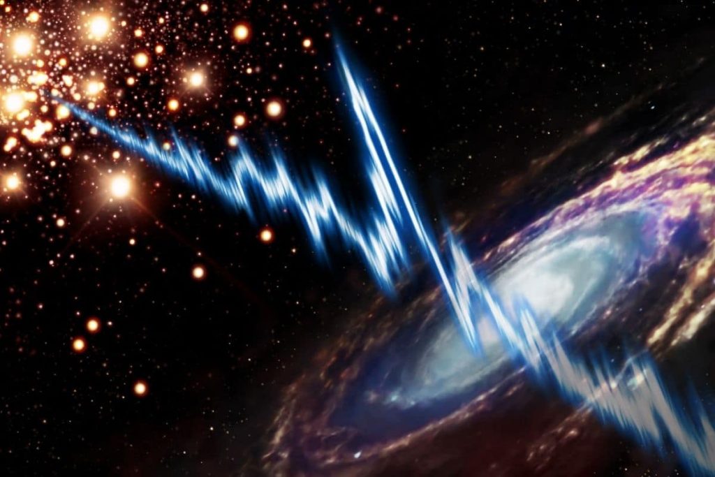 Mysterious fast radio flashes denote a predicted object that has never been seen in space