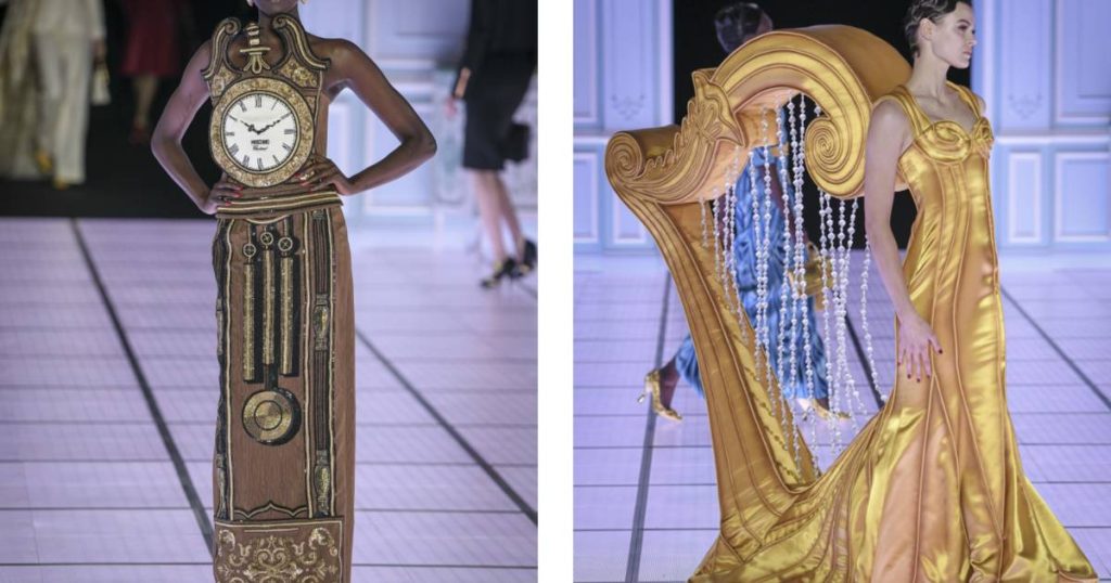 Moschino's fall-winter collection looks like a reimagining of 'Beauty and the Beast' |  Nina