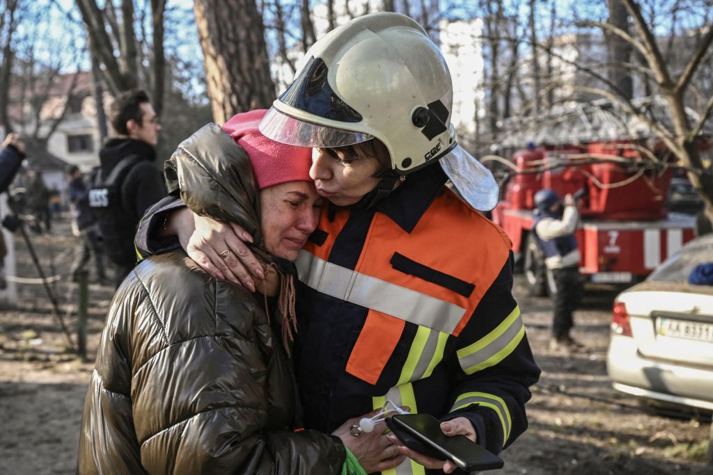 Residents of Kyiv: I will not leave.  This is where my family is buried.”