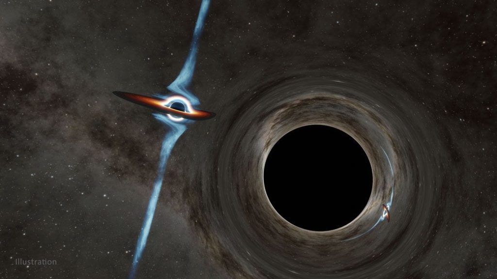 Two nefarious black holes are headed for a collision that will shake the fabric of spacetime