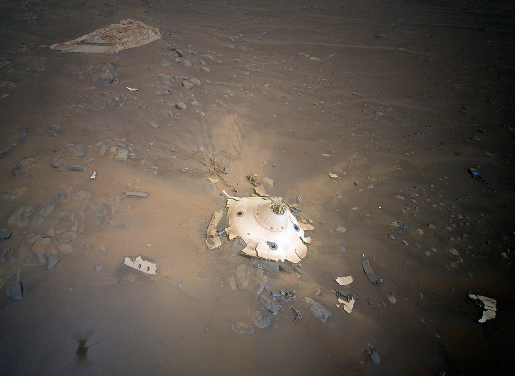 NASA discovers metallic debris on Mars