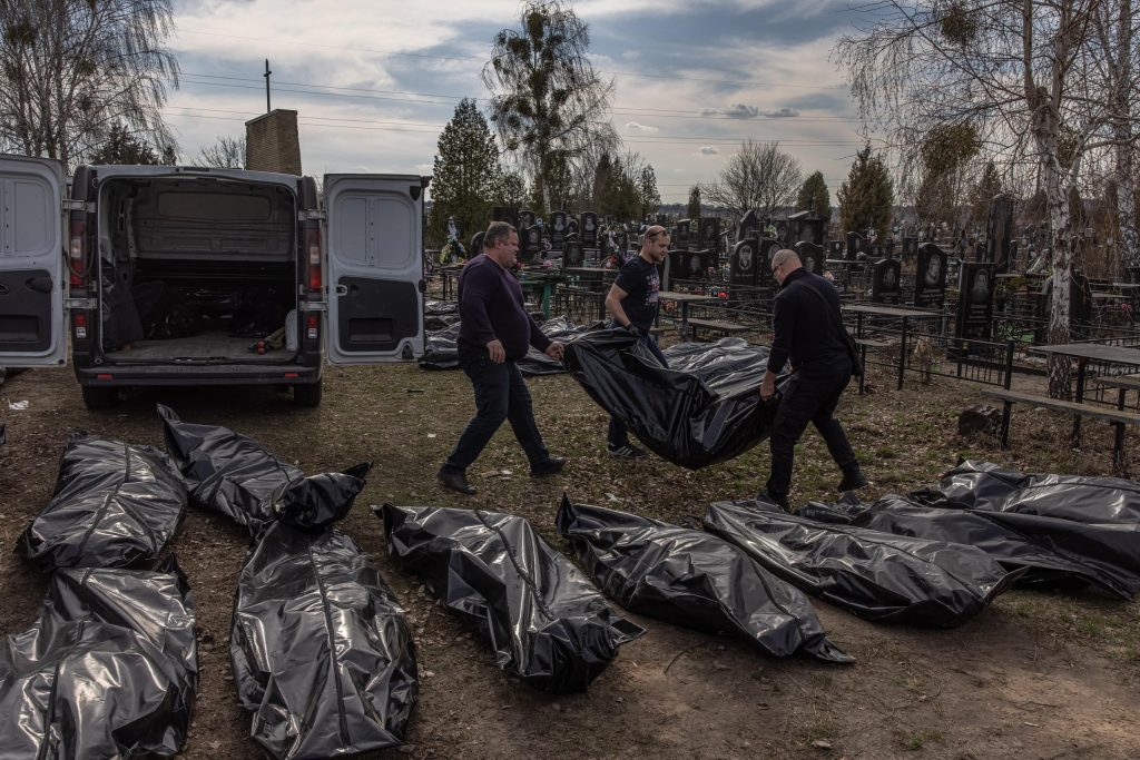 Russian Ministry: Kyiv will release civilians from the Erbin morgue to charge us with mass killings