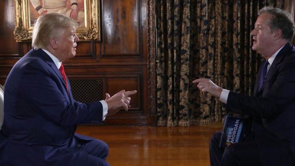 Trump Piers Morgan Interview Leads to Conflict