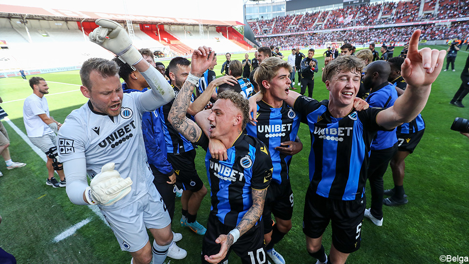 Club Brugge wins historic third consecutive national title after comeback in Bosuil |  Jupiler Pro League 2021/2022