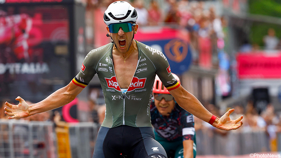 Bingo for Dries de Bundt!  He puts 3 of his buddies on the journey in a gyro race |  Giro d'Italia 2022