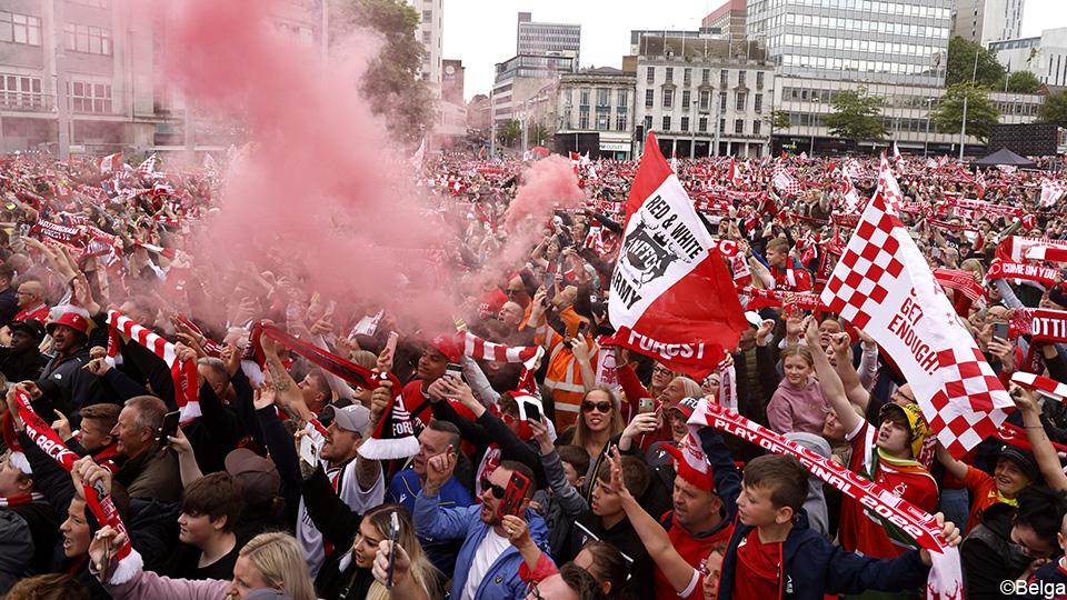 The Belgian in Nottingham Forest: 'The commotion was huge, 50,000 people came to celebrate' |  Premier League