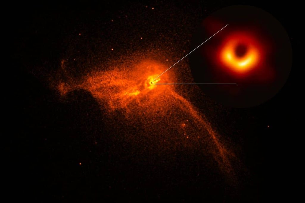 The first image of a black hole becomes even more exciting when you zoom out