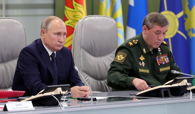 Where was the commander in chief of the Russian army?