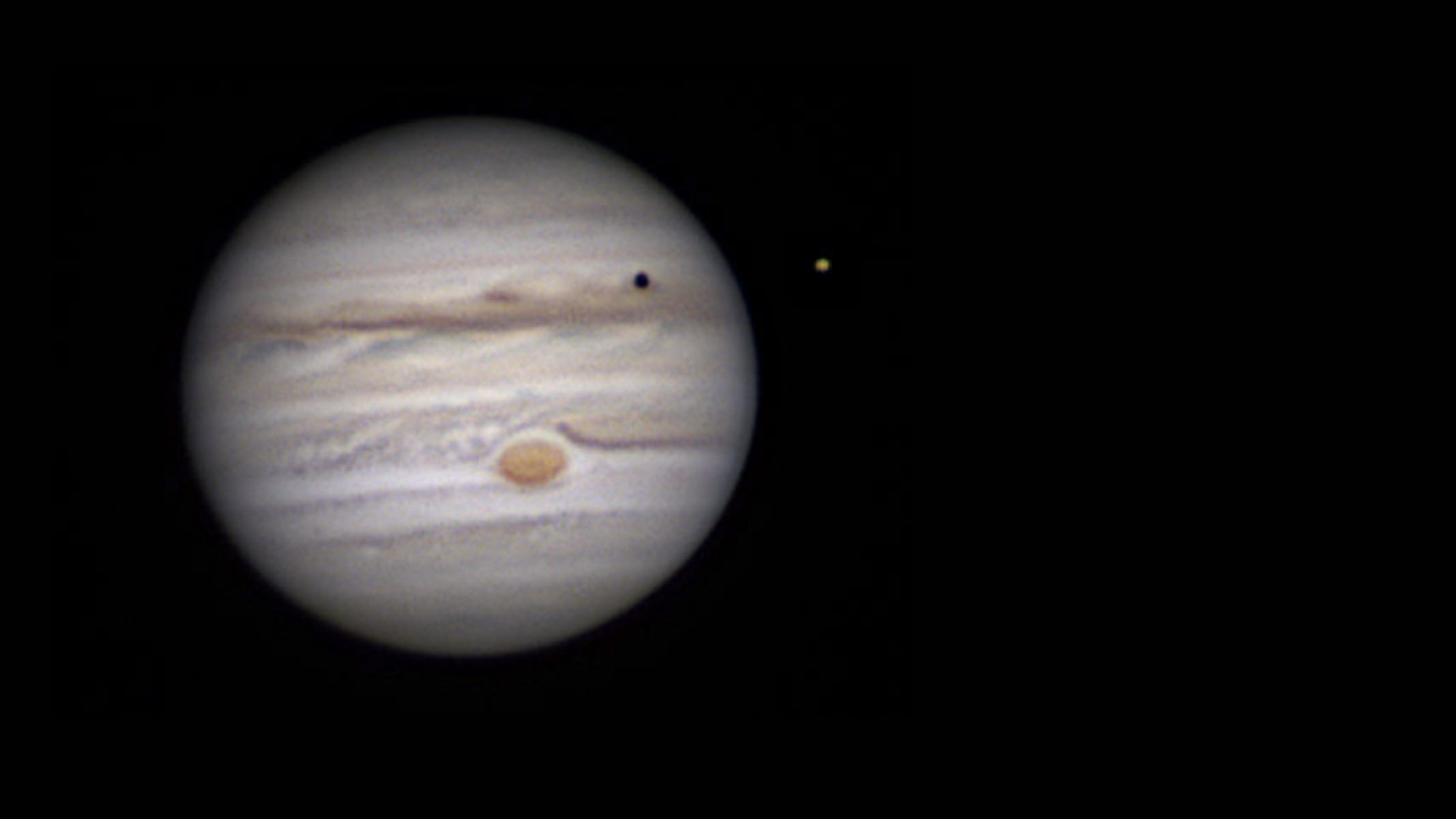 An image of Jupiter taken by the Celestron Advanced Telescope