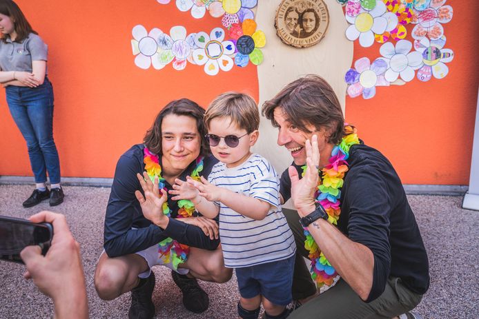 Queen Waters and his son Nuno become godparents for UZ Gent's Pediatric Rehabilitation Center