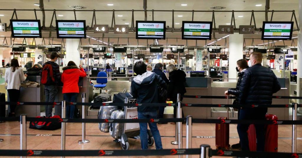 Brussels Airport advised against departure on Monday due to security personnel strike |  for travel