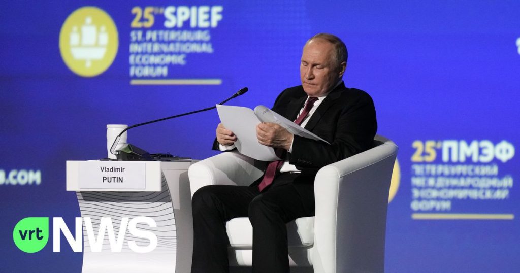 "The blitzkrieg on the Western economy has failed," says Vladimir Putin at the St. Petersburg Economic Forum.