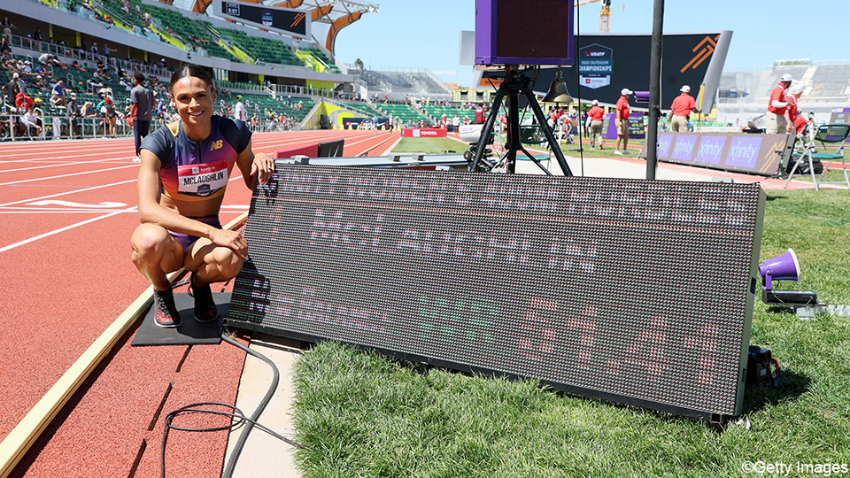 WORLD RECORD: Sydney McLaughlin runs a little faster in the 400m hurdles at 51" 41 | Athletics