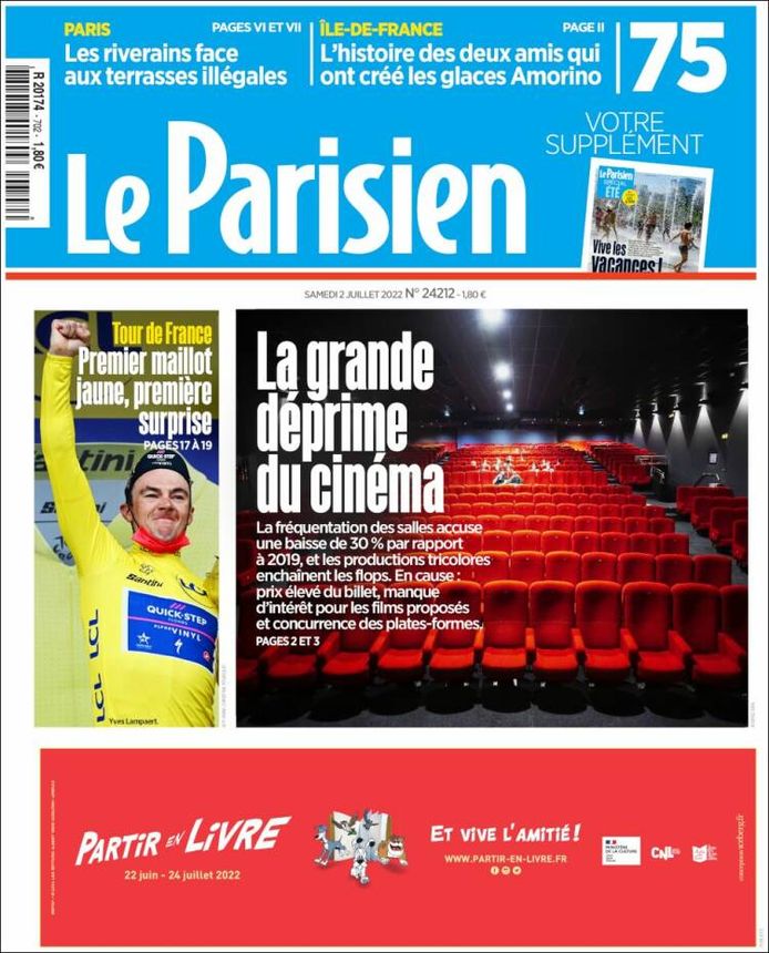 Le Parisien cover.