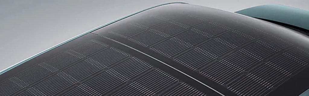 Solar cells on cars - wallpaper