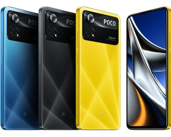 Poco X4 Pro 5G phone.