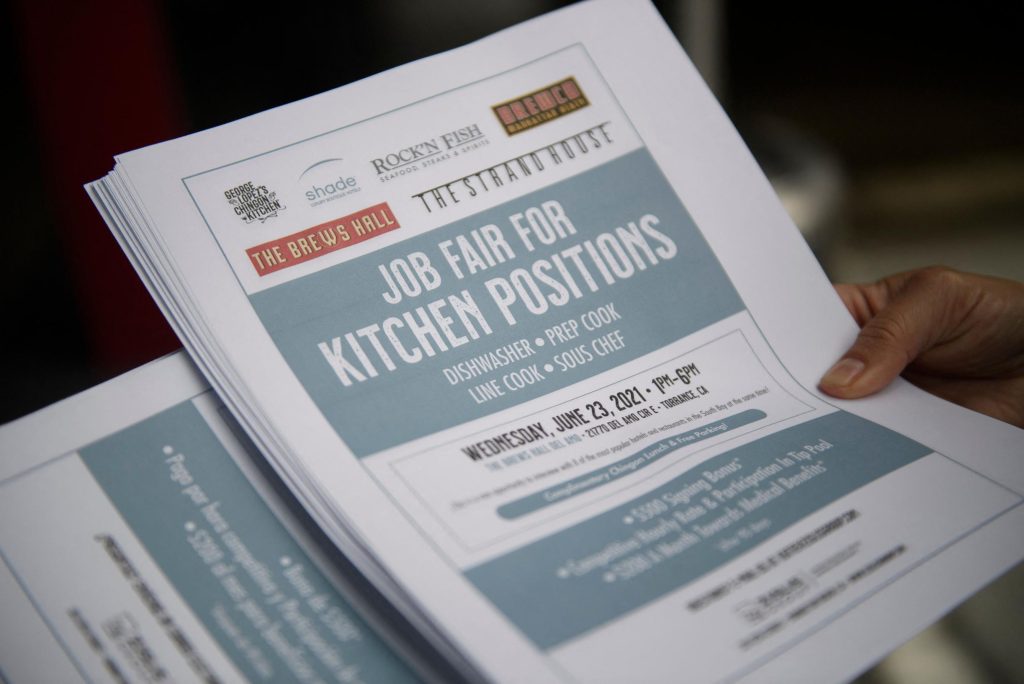The number of jobs is growing faster than expected in the US