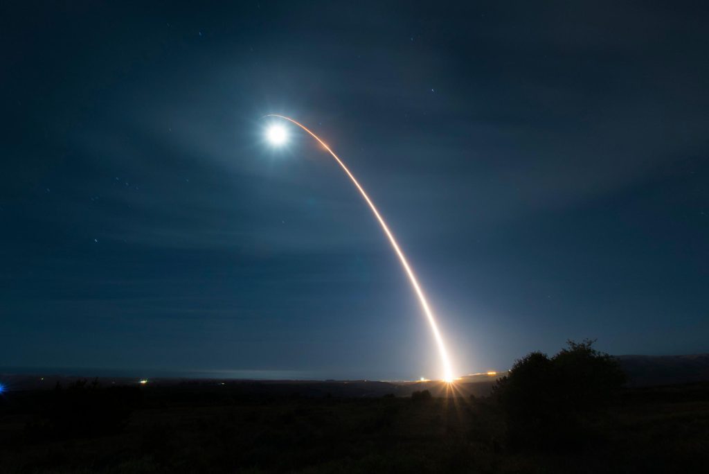Washington successfully test-fired the missile after two delays