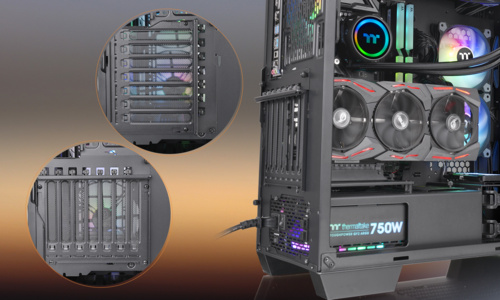 Thermaltake launches 300 MX display enclosure, with rotating PCI slots
