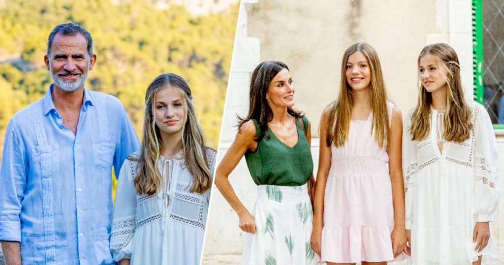 in the picture.  Spanish royals enjoy holiday in Mallorca 'like real tourists' |  Property