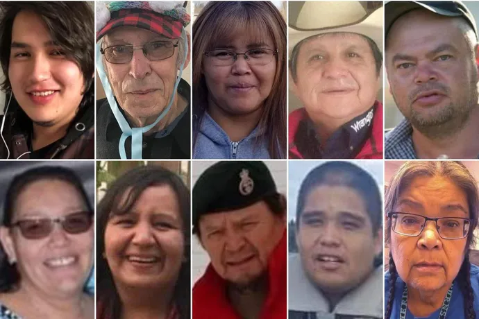 These are the victims of stabbing in Canada: six family members and an elderly widow