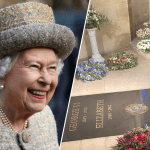 First image of Queen Elizabeth II’s tombstone, in Belgian marble and with flowers chosen by Charles