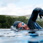 Brett, 36, has been swimming non-stop across Loch Ness for two days, but that didn’t work for him