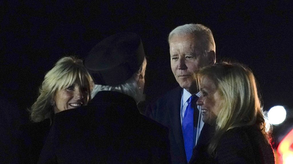 Biden comes to London, millions expected
