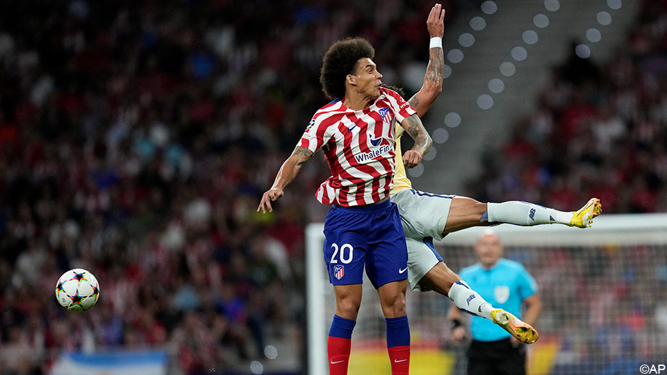 Newcomer Axel Witsel was immediately named Atletico Player of the Month |  Primera section