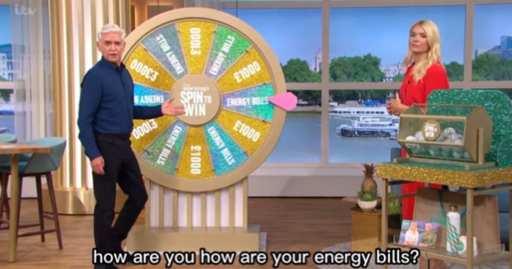 The mouths of British TV viewers open at the wheel of miserable fortune: "Hey, we pay your energy bill for 4 months!"  |  a stranger