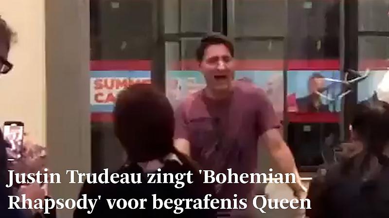 Trudeau defends performance of 'Bohemian Rhapsody' ahead of the Queen's funeral
