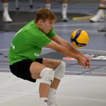 The 19-year-old Maaseik player has made a comeback after falling during a practice match.