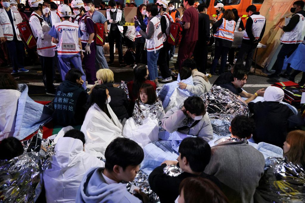 South Korean president declares national day of mourning after 151 deaths at Halloween party