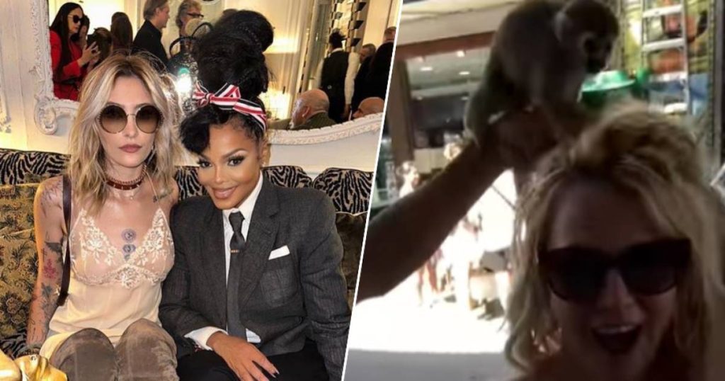 CELEB 24/7.  Janet Jackson shares a rare photo with her niece Paris and Britney Spears celebrating one year of freedom |  Famous People