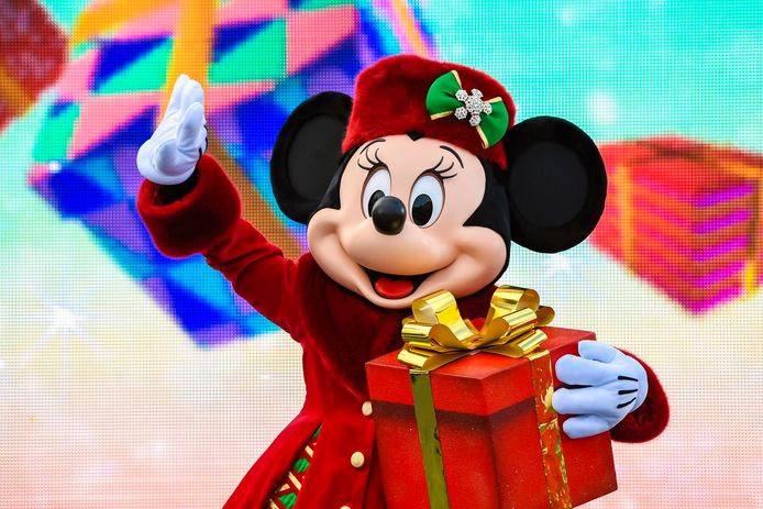 Disney characters get dressed up in their most festive outfits