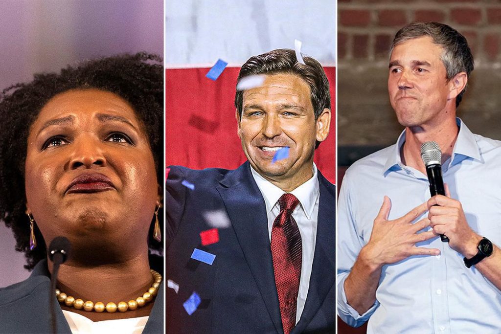 Governors.  Democratic stars can't be surprised that the controversial DeSantis scored a famous victory to Trump's chagrin