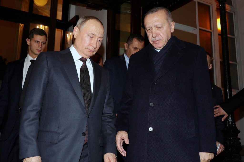 Erdogan asks Putin to "cleanse" northern Syria of Kurdish forces